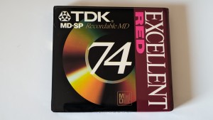 MiniDisc MD TDK Excellent Red 74 1szt - Japan