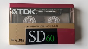 TDK SD 60 1988r. rynek USA 1szt