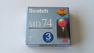 MiniDisc MD Scotch 74 3M 3pack