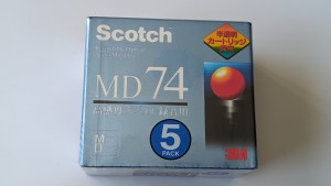 MiniDisc MD Scotch 74 3M 5pack