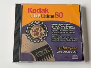 Kodak CD-R GOLD+ Silver Ultima 1x-8x 1szt Jewel case CD