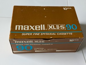 Maxell XLII-S 90 1985 BOX 10sztuk 