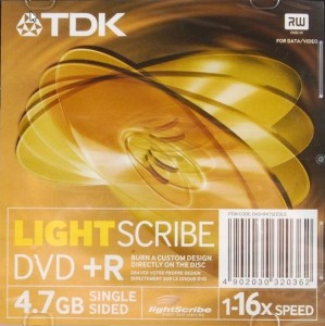 TDK DVD+R LightScribe 5szt.