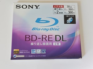 Sony BD-RE DL 50GB x1-x2 LOGO 1szt. jewel case CD