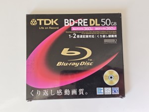 TDK BD-RE DL 50GB x1-x2 Logo JAPAN 1szt jewel case CD