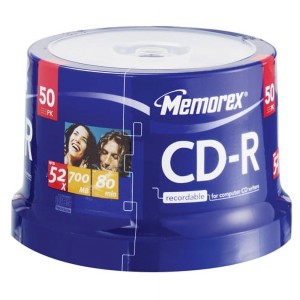 MEMOREX CD-R Logo 50 sztuk cake box