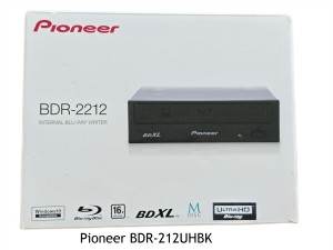 Pioneer BDR 212 UHBK  M-Disc  Nagrywarka Blu-ray BOX LibreDrive fw 1.01 