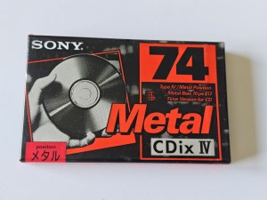SONY CDix IV Metal 74 i 1993 Japan 1szt.
