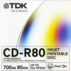 TDK CD-R Printable Gloss 1szt