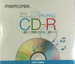 Memorex Music CD-R Audio 1szt stacjonarne nagryw.