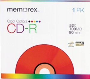 Memorex CD-R LIGHTSCRIBE COLOR 1szt. koperta CD