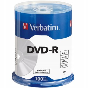 Verbatim DVD-R x16 L 100szt cake box