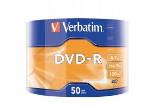 Verbatim DVD-R x16 logo 50szt
