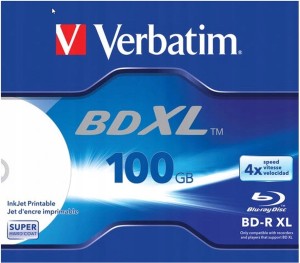 Verbatim BD-R XL x4 100GB Printable Japan 5szt.