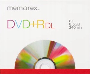 Memorex DVD+R DL 8,5GB 10szt Navi \ XBOX360