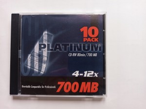 Platinum CD-RW x4-x12 wielokrotny zapis 5szt.