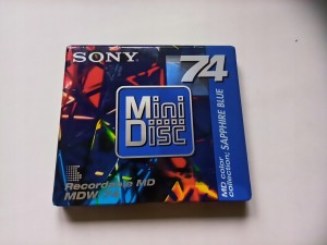 MiniDisc MD SONY Sapphire Blue 74 - Japan 1szt.