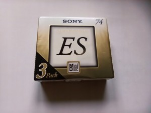 MiniDisc MD SONY ES 74 Japan 3szt -3 pack