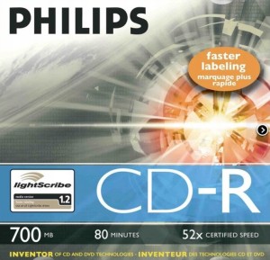 Philips CD-R LIGHTSCRIBE 1szt. koperta CD