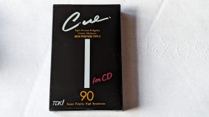 TDK Cue 90 black 1988r. NOWA 1szt 