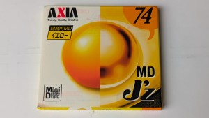 MiniDisc MD Axia Jz 74 Yellow Japan 1szt