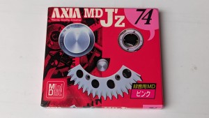 MiniDisc MD Axia Jz 74 Red Japan 1szt