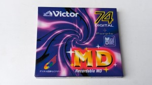 MiniDisc MD Victor JVC  Purple 74 1szt 
