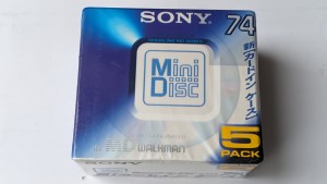 MiniDisc MD SONY Walkman 74 Japan 5szt-5pack 