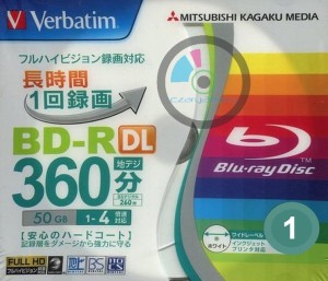 Verbatim BD-R DL 50GB x4 Printable MID:MEIT02