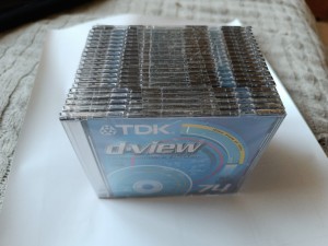 TDK CD-R d-view 650MB x16 NEW Cyanine Japan 50szt  